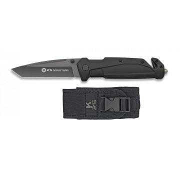 Nůž K25 Tactical Rubber Black / 9cm