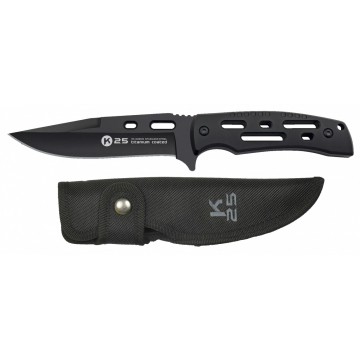 Taktický nůž K25 Black / 13.2cm